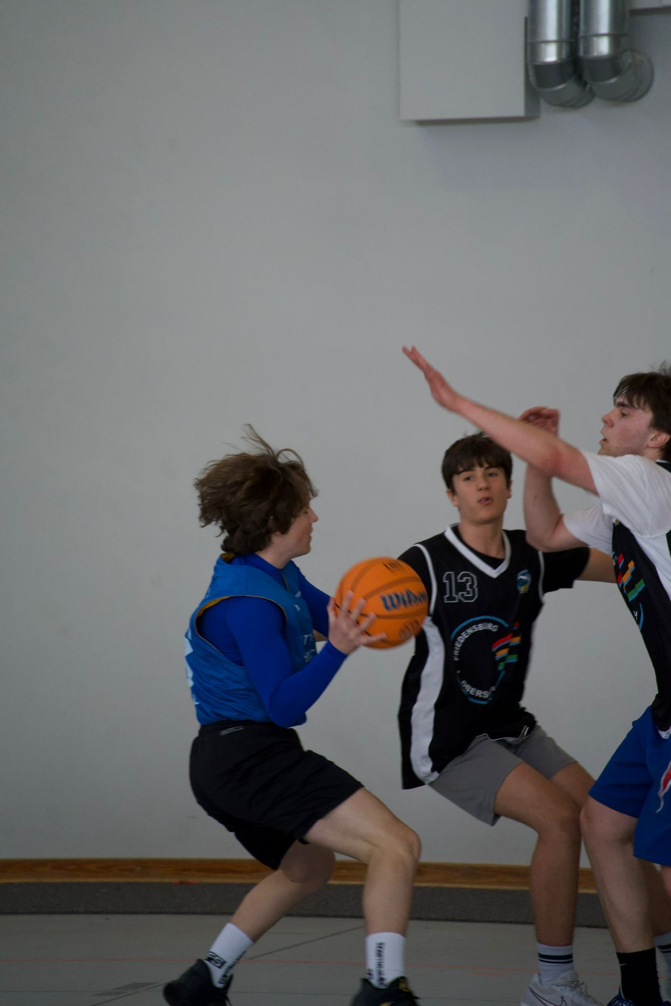 und Johann (rechts) geben das Tempo vor.